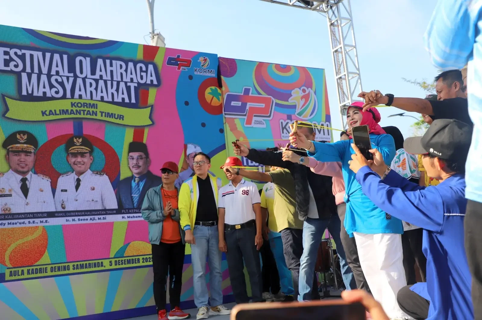 Gelar Festival Olahraga di GOR Sempaja, KORMI Kaltim Fokus Bina Atlet Rekreasi Menuju Prestasi Nasional