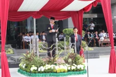 Bacakan Amanat Menteri, Gubernur Rudy Mas’ud Sosialisasi MoU Perlindungan Guru Lewat Restorative Justice