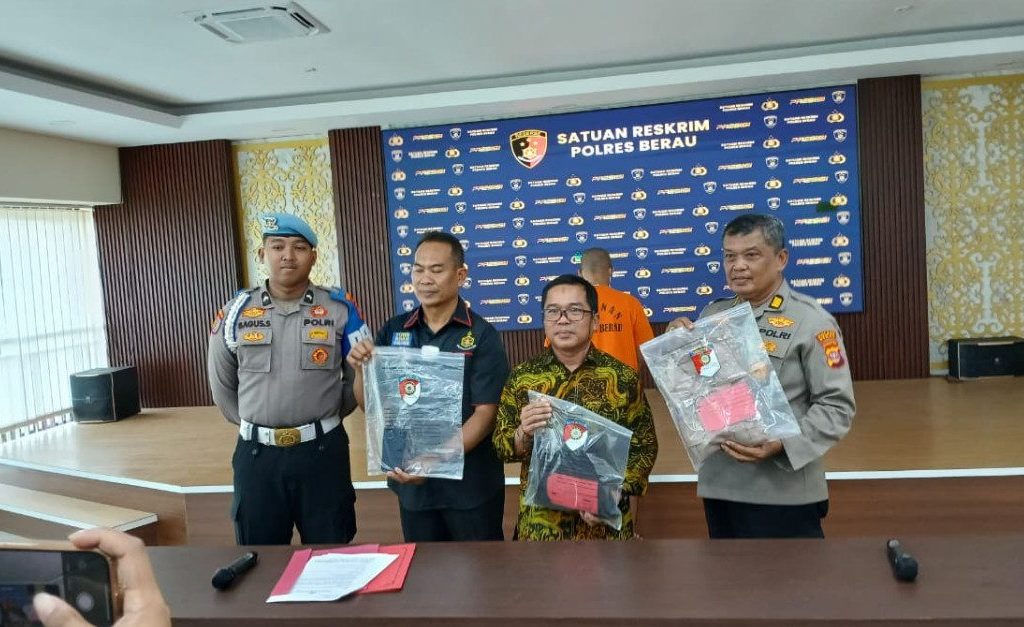 Konpers Polres Berau kasus penyimpangan seksual (Andrikni/BT)