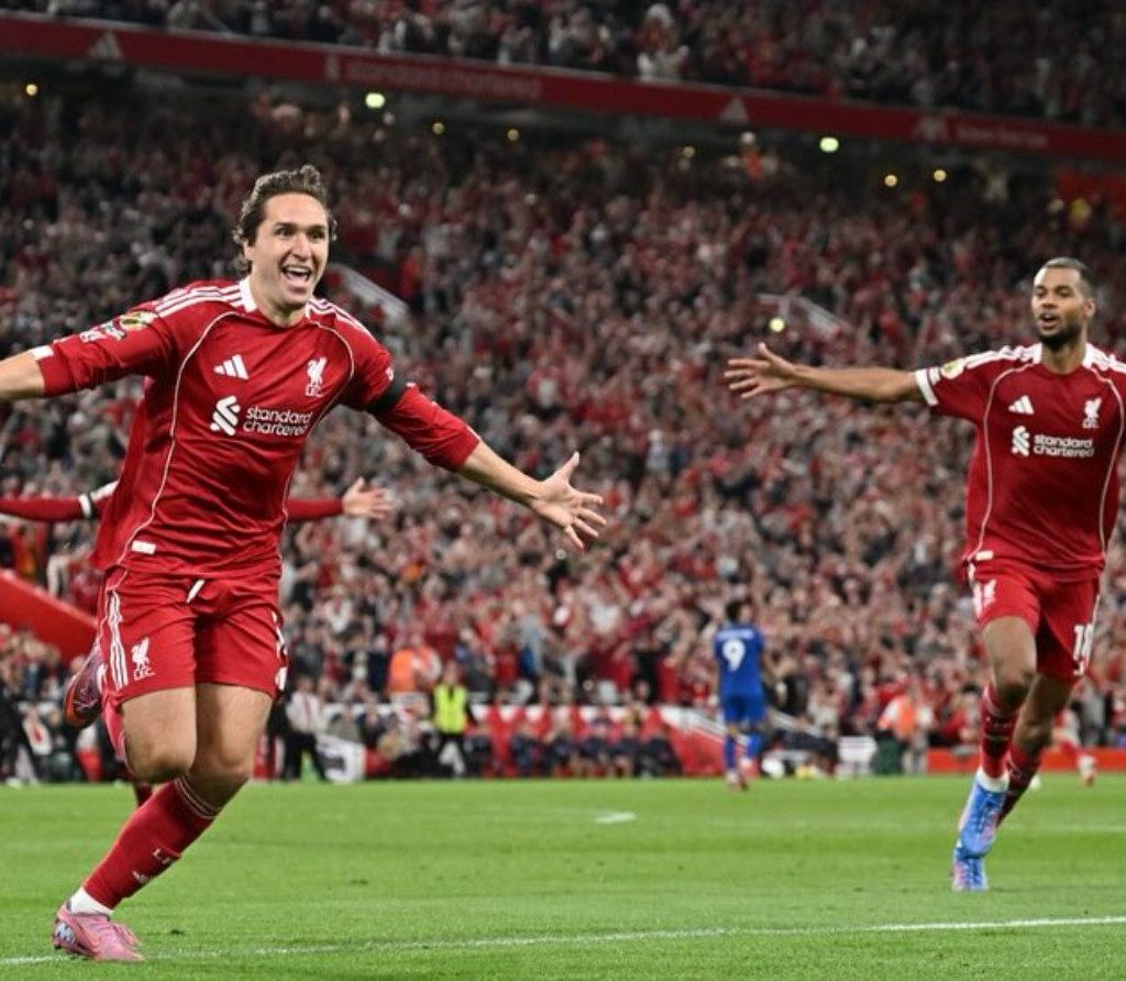 Selebrasi pemain Liverpool Federico Chiesa, Cody Gakpo (Instagram/@fedexchiesa)