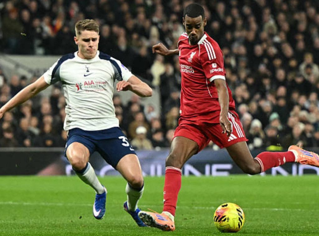 Laga Liga Inggris Liverpool vs Tottenham Hotspur (X/@LFCPhoto)