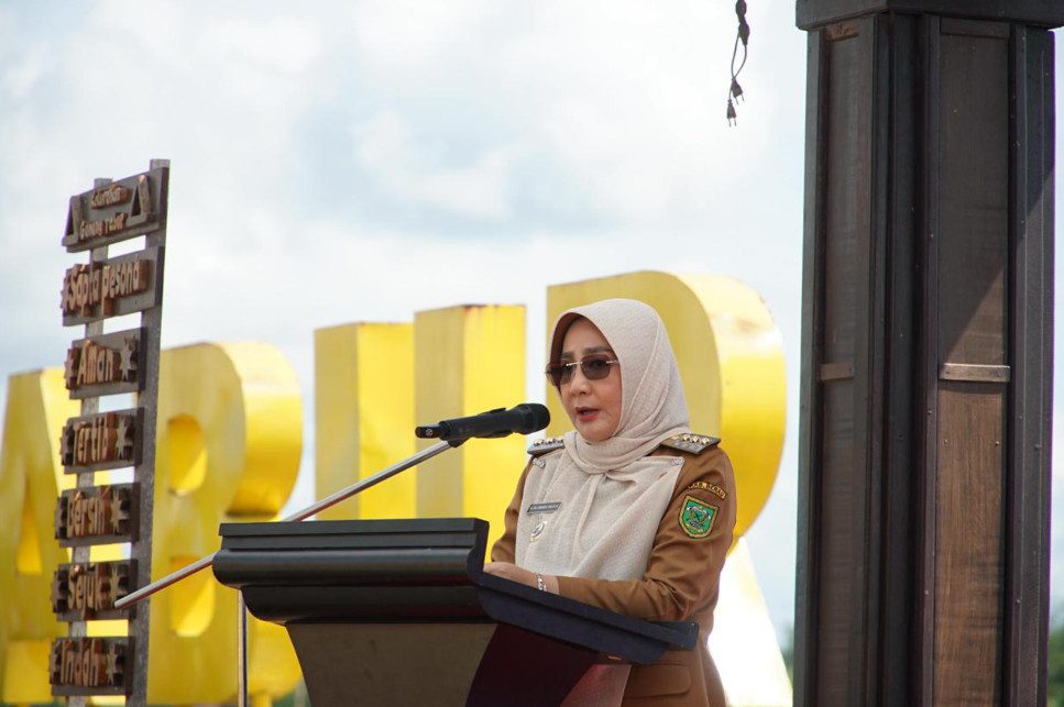 Bupati Berau Sri Juniarsih resmikan Dermaga Wisata Gunung Tabur (Ist)