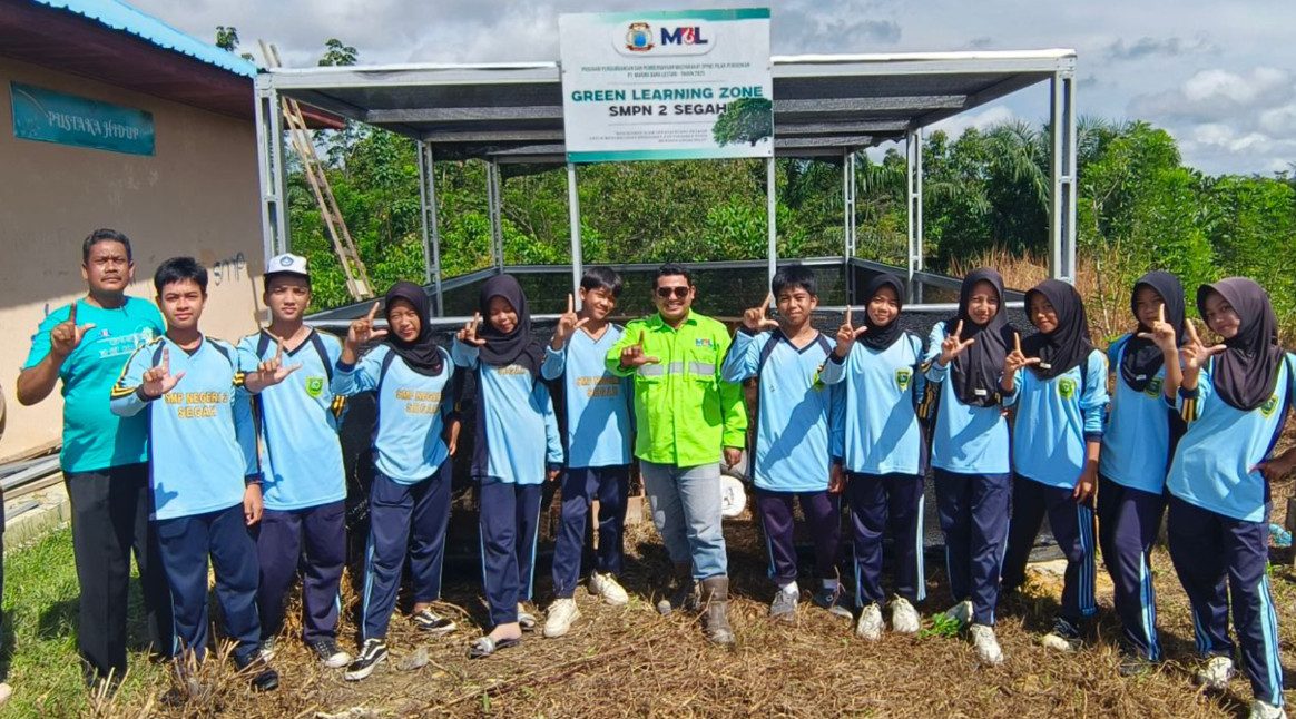 Green Learning Zone Hadir di SMPN 2 Segah, Sinergi PT MBL Dukung Pendidikan Berkelanjutan