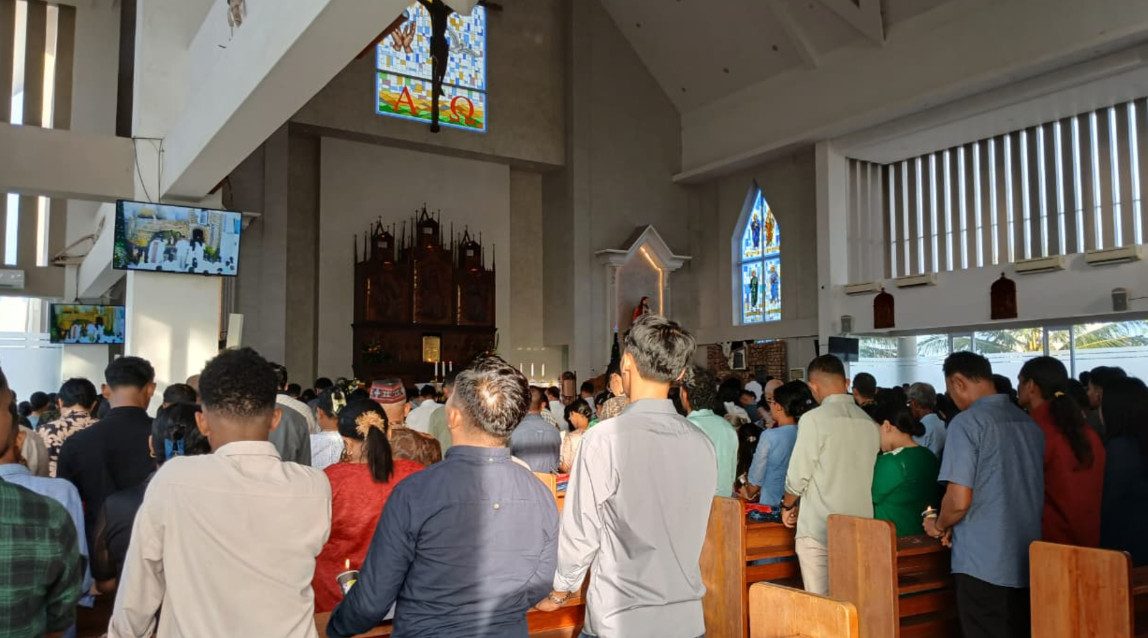 Laksanakan Ibadah Misa Natal, Ini Harapan Gereja Katolik Santo Eugenius de Mazenod Berau