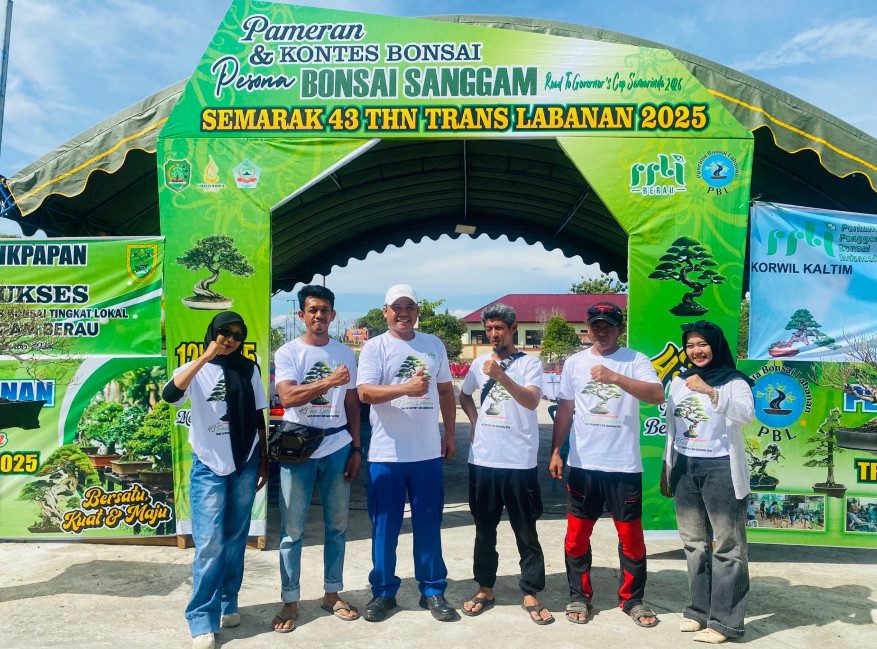 Pesona Bonsai Sanggam Meriahkan HUT Kampung Labanan ke-43, Cemara Sinensis Jadi Best in Show