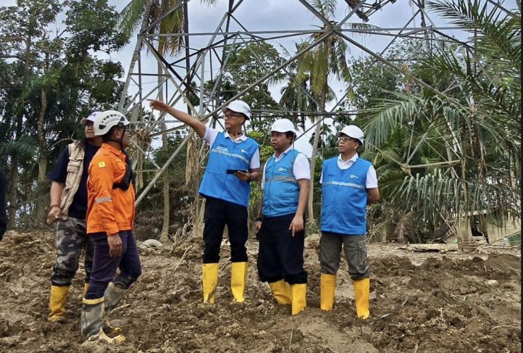 PLN Terus Kebut Siang Malam Perbaiki Jalur Listrik Langsa-Pangkalan Brandan, Penopang Pemulihan Kelistrikan Aceh