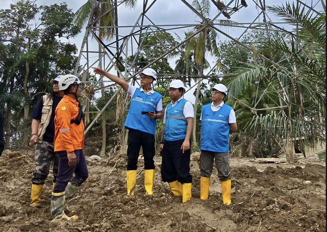 PLN Terus Kebut Siang Malam Perbaiki Jalur Listrik Langsa-Pangkalan Brandan, Penopang Pemulihan Kelistrikan Aceh