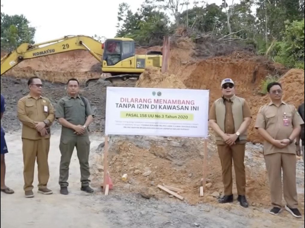Ancam Keselamatan Penerbangan, ESDM Kaltim Segel Tambang Galian C Ilegal 120 Hektare di Kawasan Bandara Kalimarau