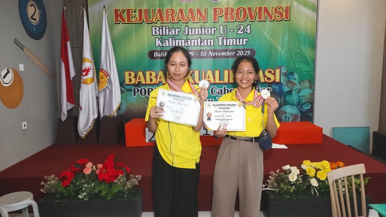 Atlet Junior POBSI Berau Unjuk Gigi di Balikpapan, Salsabila dan Munaya Bawa Pulang Medali