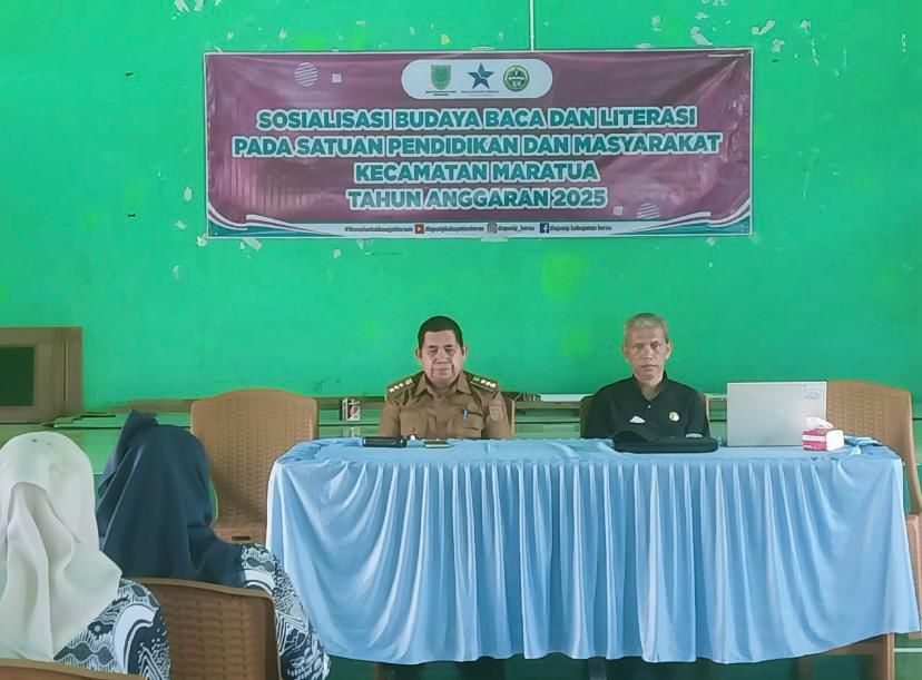 Gelar Sosialisasi di Maratua, Dispusip Berau Kenalkan Perpustakaan Digital untuk Atasi Keterbatasan Akses