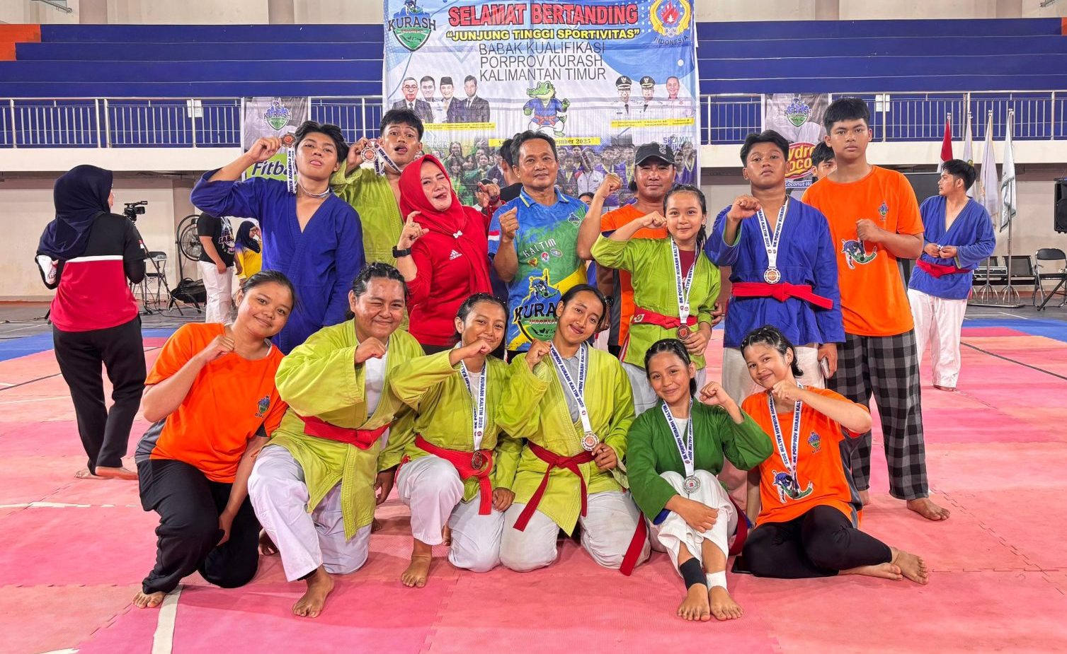 Tembus 4 Besar di Babak Kualifikasi, Kurash Berau Amankan Tiket Porprov 2026