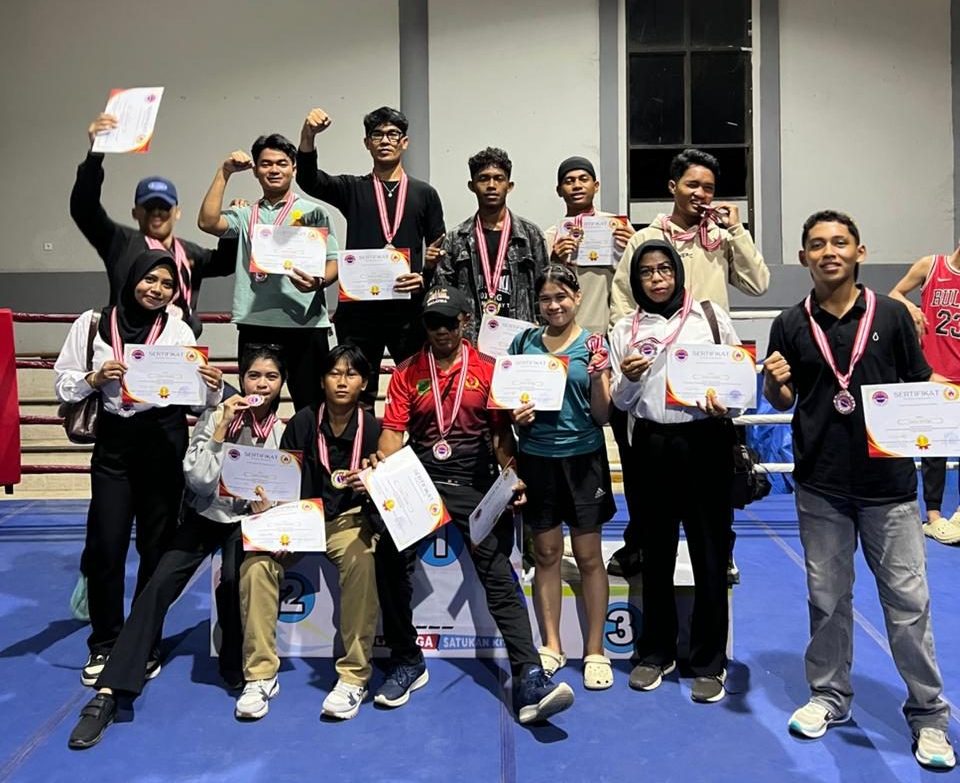 Kick Boxing Berau Runner-up Babak Kualifikasi, 18 Kelas Tanding Lolos ke Porprov 2026