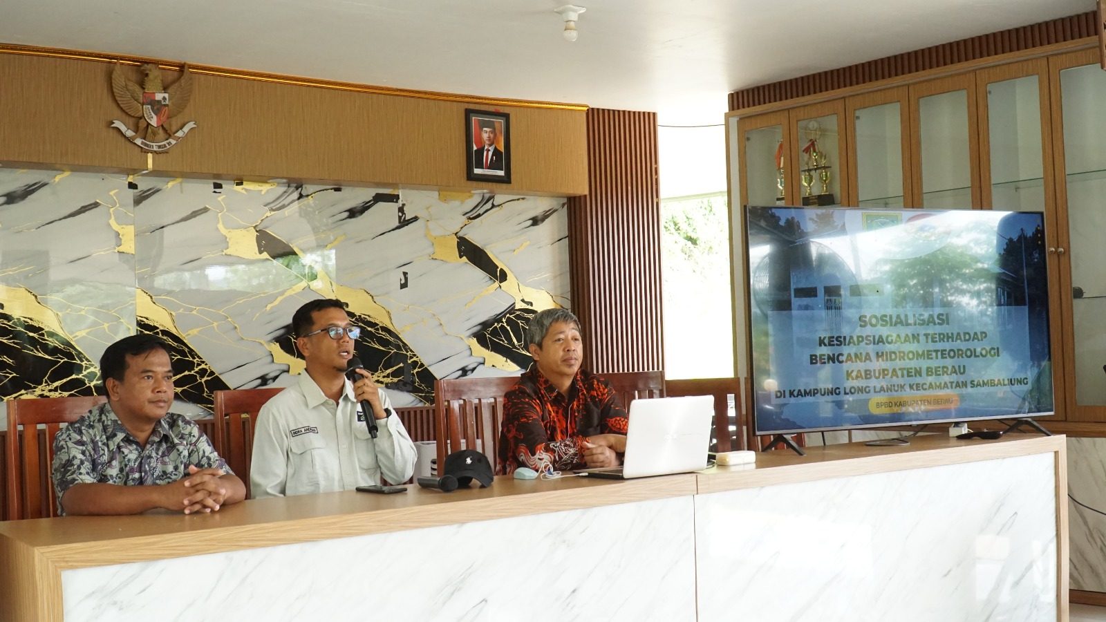 BPBD Berau Bersama Berau Coal Perkuat Kesiapsiagaan Bencana Hidrometeorologi di 6 Kampung DAS Kelay