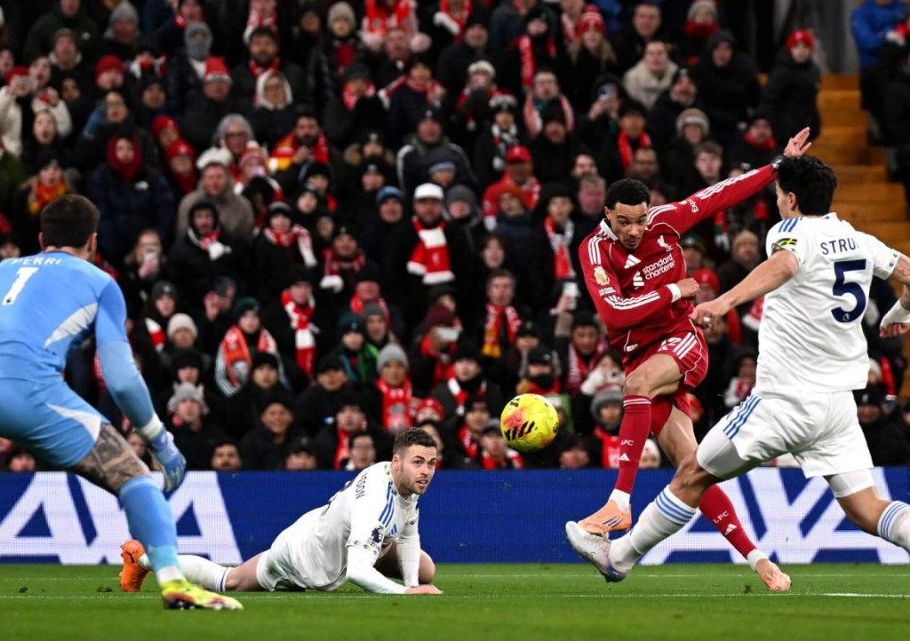 Laga Liverpool vs Leeds United (X/@LFC)