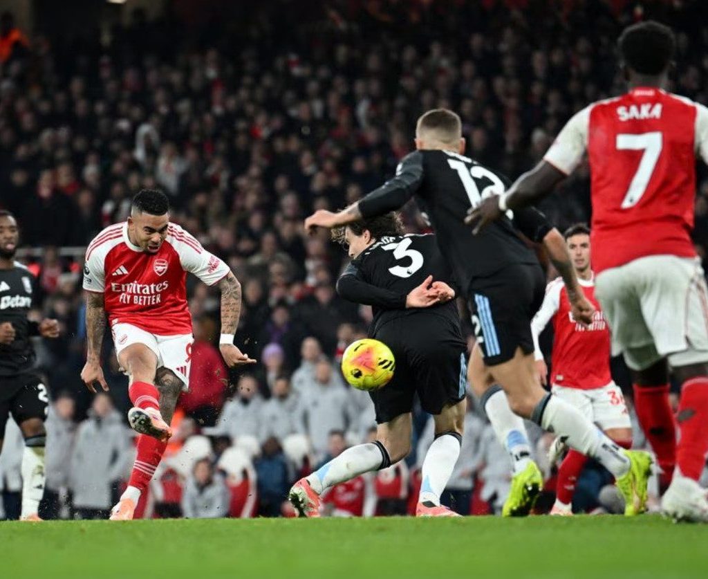 Gabriel Jesus di laga Liga Inggris Arsenal vs Aston Villa (arsenal.com)