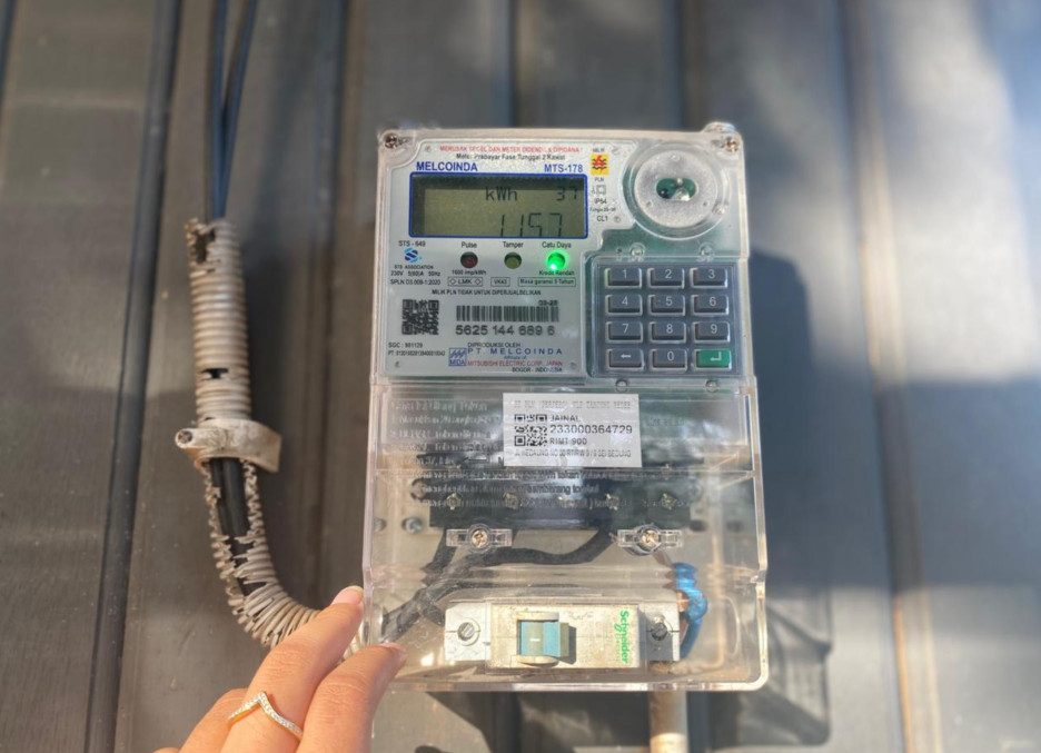 Ilustrasi token listrik PLN (Diva/BT)