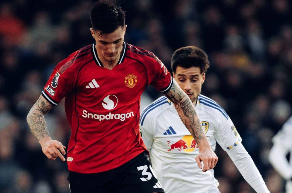 Benjamin Sesko di laga Leeds United vs Manchester United (ManUtd.com)