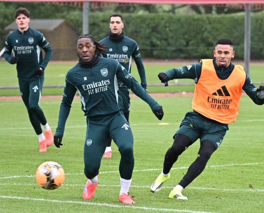Sesi latihan Arsenal jelang laga FA Cup (arsenal.com)