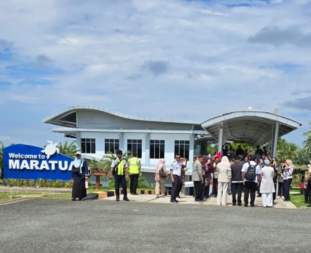 Gubernur Kaltim Rudy Mas'ud ikuti terbang perdana Wings Air rute Berau - Pulau Maratua (Diskominfo Kaltim)