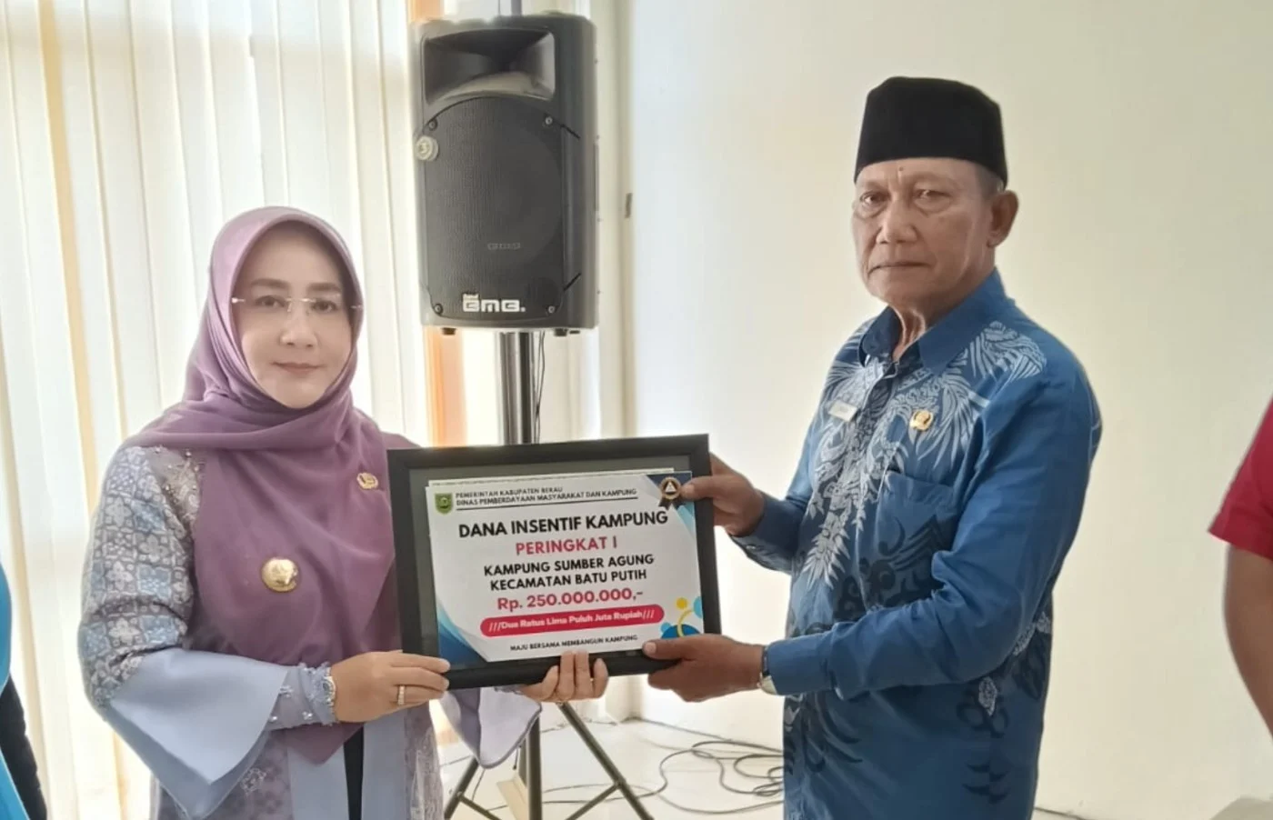 Prestasi Berlanjut, Kampung Sumber Agung Kembali Raih Juara 1 Dana Insentif dari Pemkab Berau