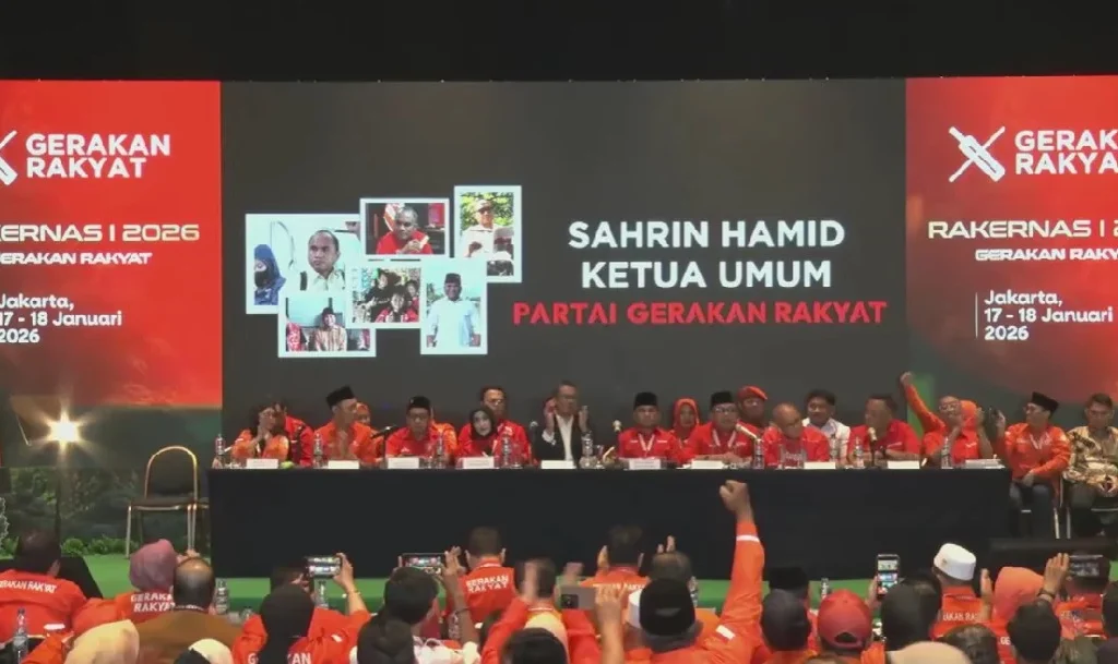 Ormas Gerakan Rakyat deklarasikan menjadi Partai Gerakan Rakyat (YouTube/Gerakan Rakyat)