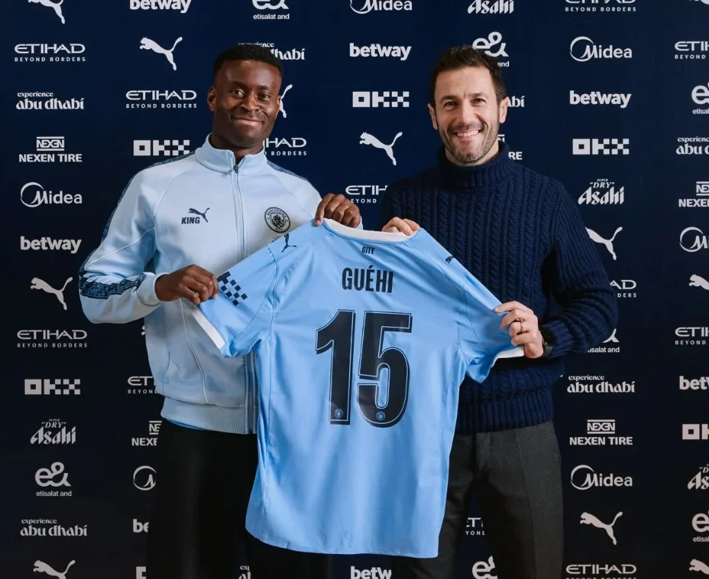 Pemain Manchester City Marc Guehi (mancity.com)