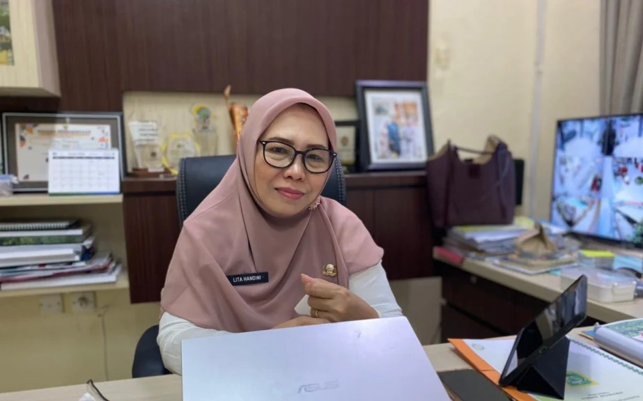 Kepala Disbun Berau Lita Handini (Diva/BT)