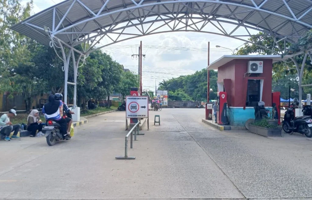 Kondisi mesin parkir elektronik di Pasar Sanggam Adji Dilayas, Berau (Adrikni/BT)