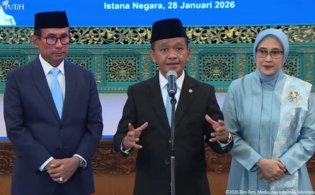 Presiden Prabowo saat melantik Dewan Energi Nasional (YouTube/BPMI Setpres)

