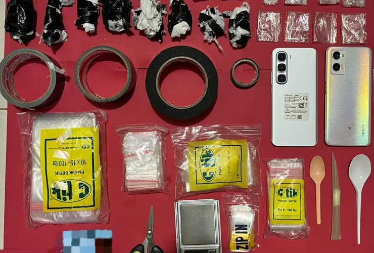 436 Gram Sabu Nyaris Beredar di Berau, 3 Pengedar Diciduk Polisi