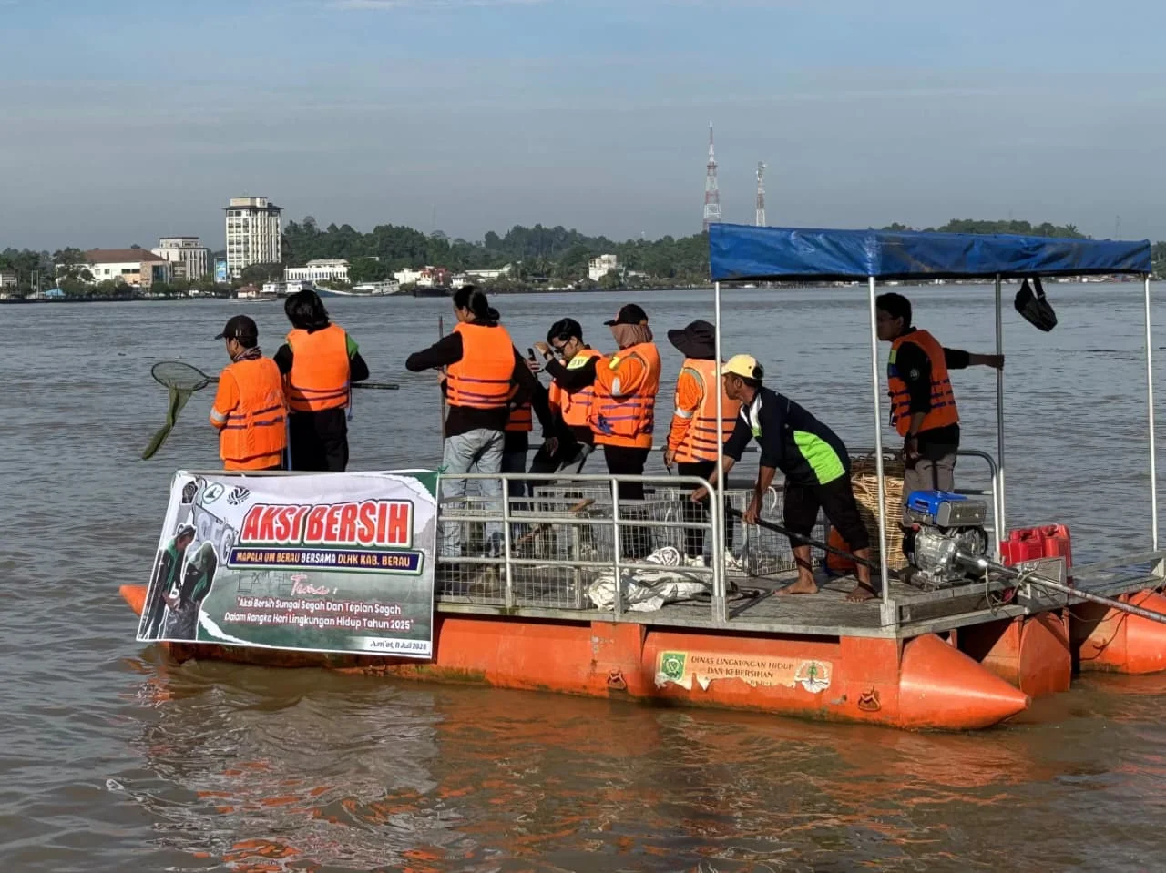Armada Lengkap Tapi Tenaga Terbatas, Pembersihan Sungai Segah Terkendala SDM