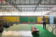 Tanamkan Tertib Lalu Lintas Sejak Usia Dini, Satlantas Berau Ajarkan Keselamatan Jalan ke Anak TK