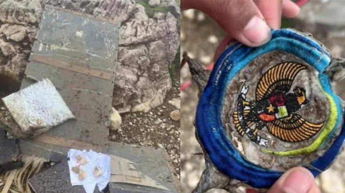 Serpihan diduga berasal dari Pesawat ATR 42-500 milik PT Indonesia Air Transport ditemukan di TN Bantimurung Bulusaraung (Instagram/@btn_bantimurungbulusaraung)