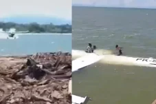 Pesawat Smart Air Mendarat Darurat di Perairan Nabire, Semua Penumpang Selamat