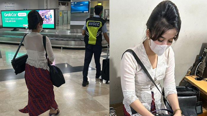 Viral seorang perempuan berinisial N (23) mengaku sebagai pramugari Batik Air (X/@ndymanoballl)