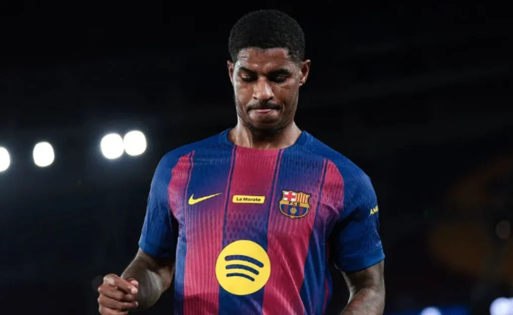 Pemain Barcelona Marcus Rashford. (fcbarcelona.com)