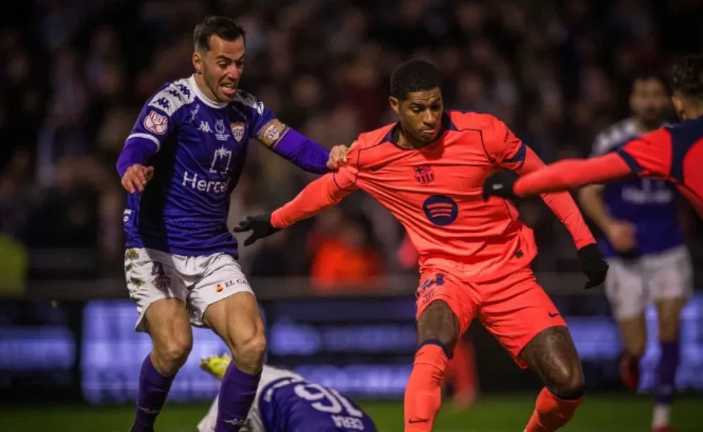 Penyerang Barcelona Marcus Rashford. (fcbarcelona.com)