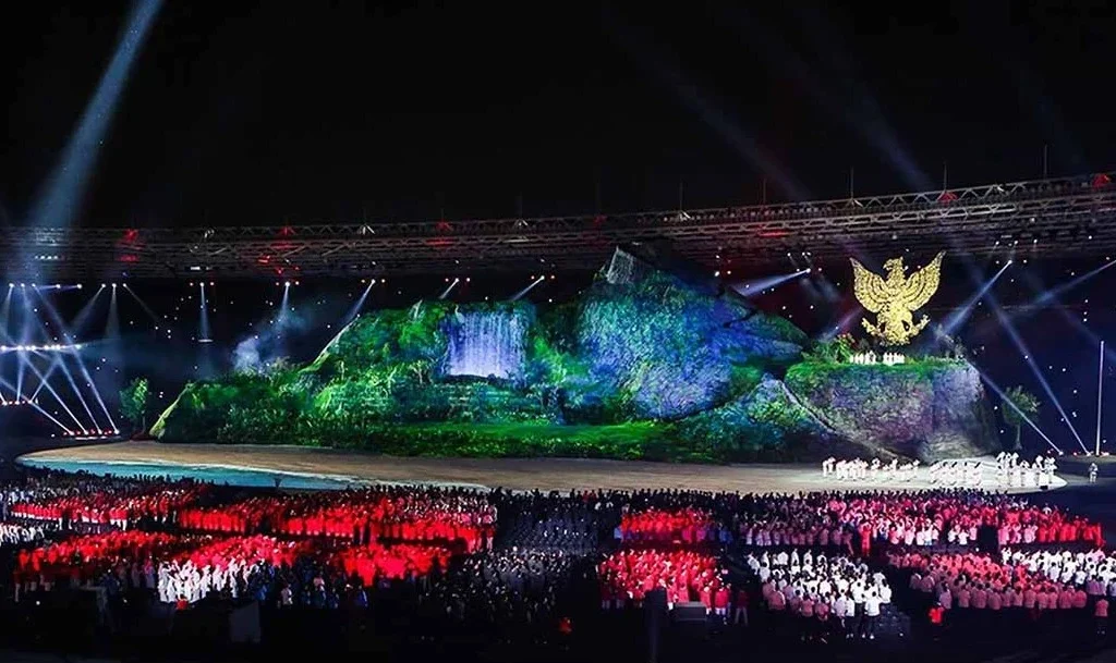 Stadion Utama GBK Jakarta saat perhelatan Asian Games 2018 (gbk.id)