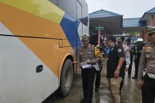 Operasi Keselamatan Mahakam, Polres Berau Laksanakan Ramp Check di Terminal Rinding