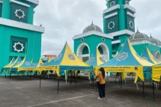 Semarak Bulan Puasa, Masjid Agung Berau Sediakan 128 Lapak UMKM untuk Pasar Ramadan