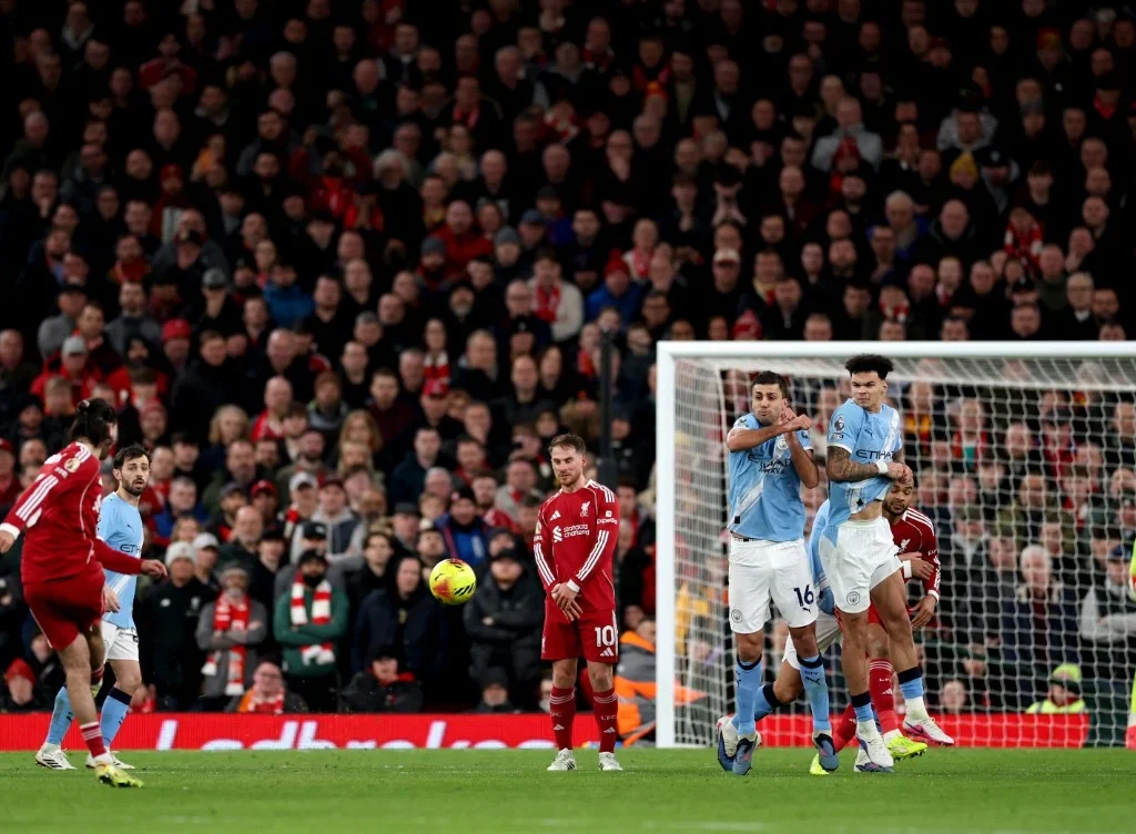 Laga Liga Inggris Liverpool vs Manchester City (X/@premierleague)