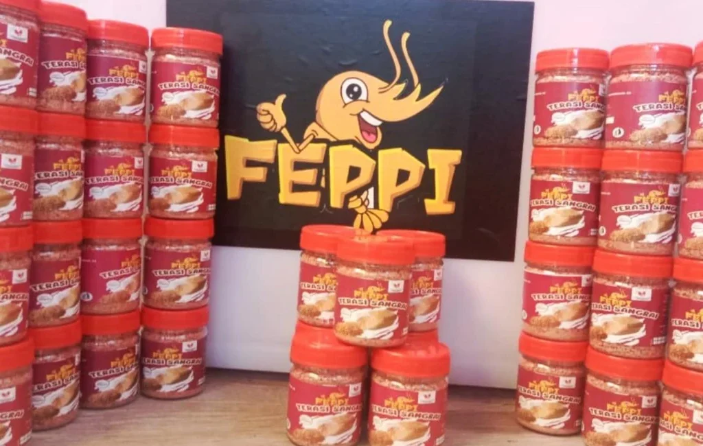 Produksi sentra terasi Berau (Ist)