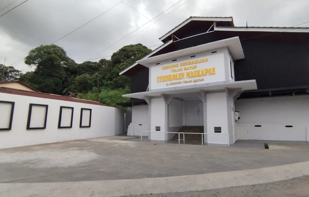 Gedung Serbaguna Teluk Bayur, Berau dahulu merupakan bioskop era kolonial Belanda (Fawdi/BT)