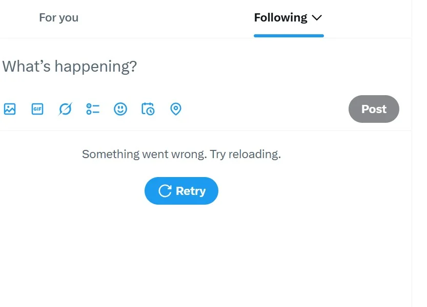 Warganet melaporkan situs media sosial X down (x.com)