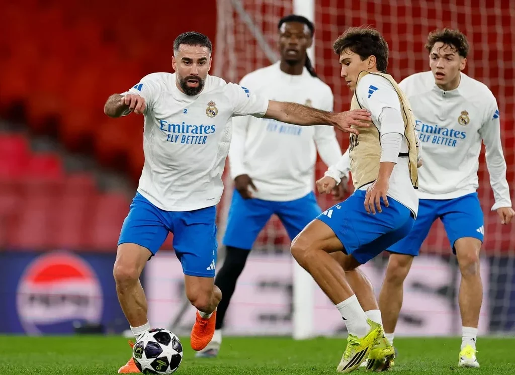 Latihan skuad Real Madrid jelang laga kontra Benfica. (realmadrid.com)