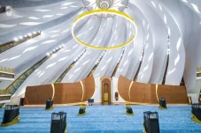 Sambut Jemaah Salat Tarawih Ramadan, Intip Megahnya Masjid Negara IKN Nusantara Kaltim