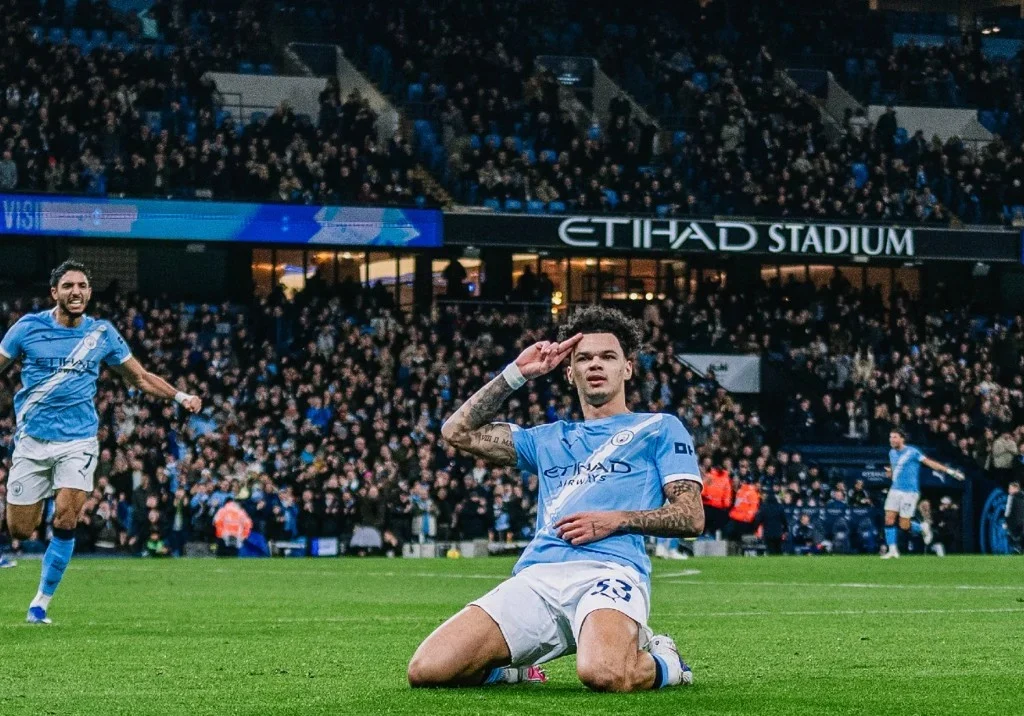 Nico O'Reilly di Laga Liga Inggris Manchester City vs Newcastle United (mancity.com)