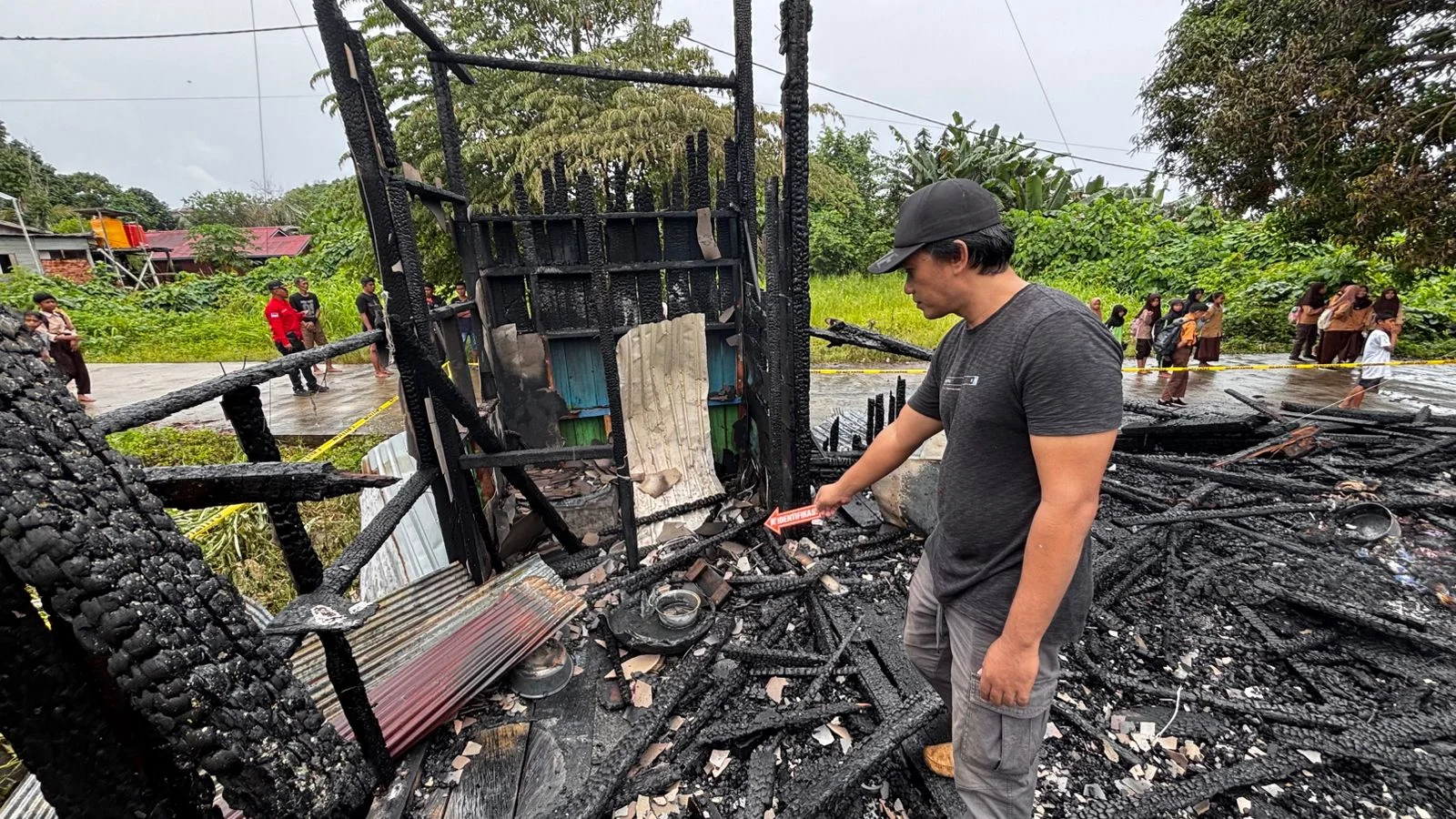 Kebakaran Rumah Bangsal di Kampung Talisayan, Polisi Masih Lakukan Penyelidikan, Kerugian Ditaksir Rp150 Juta