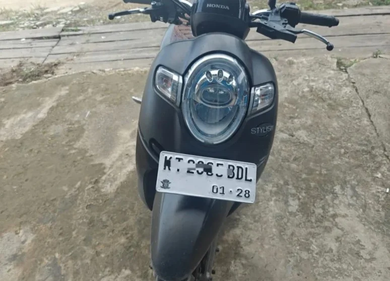 Kendaraan pelaku jambret AM (25), yang digunakan untuk melancarkan aksi kriminalnya. (polreskukar.com)