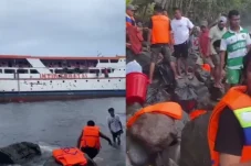 Ngeri! Detik-detik Kapal Karam di Halmahera, Penumpang KM Intim Teratai Selamatkan Diri dengan Pelampung